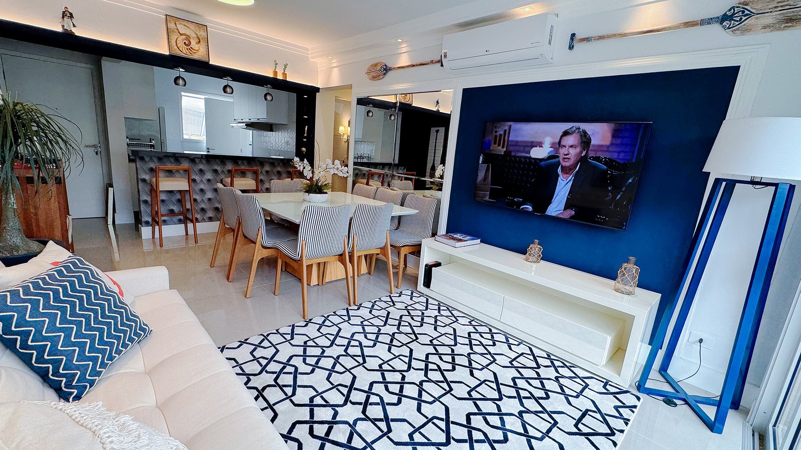 AIRBNB | Apto 3 Quartos | 1 Suíte | Enseada | Guarujá